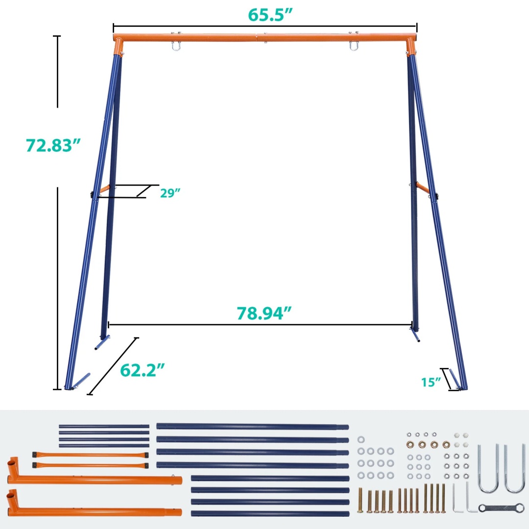 Swing Stand Frame Heavy Duty A - Kids Outdoor Furniture Set 评论和价格