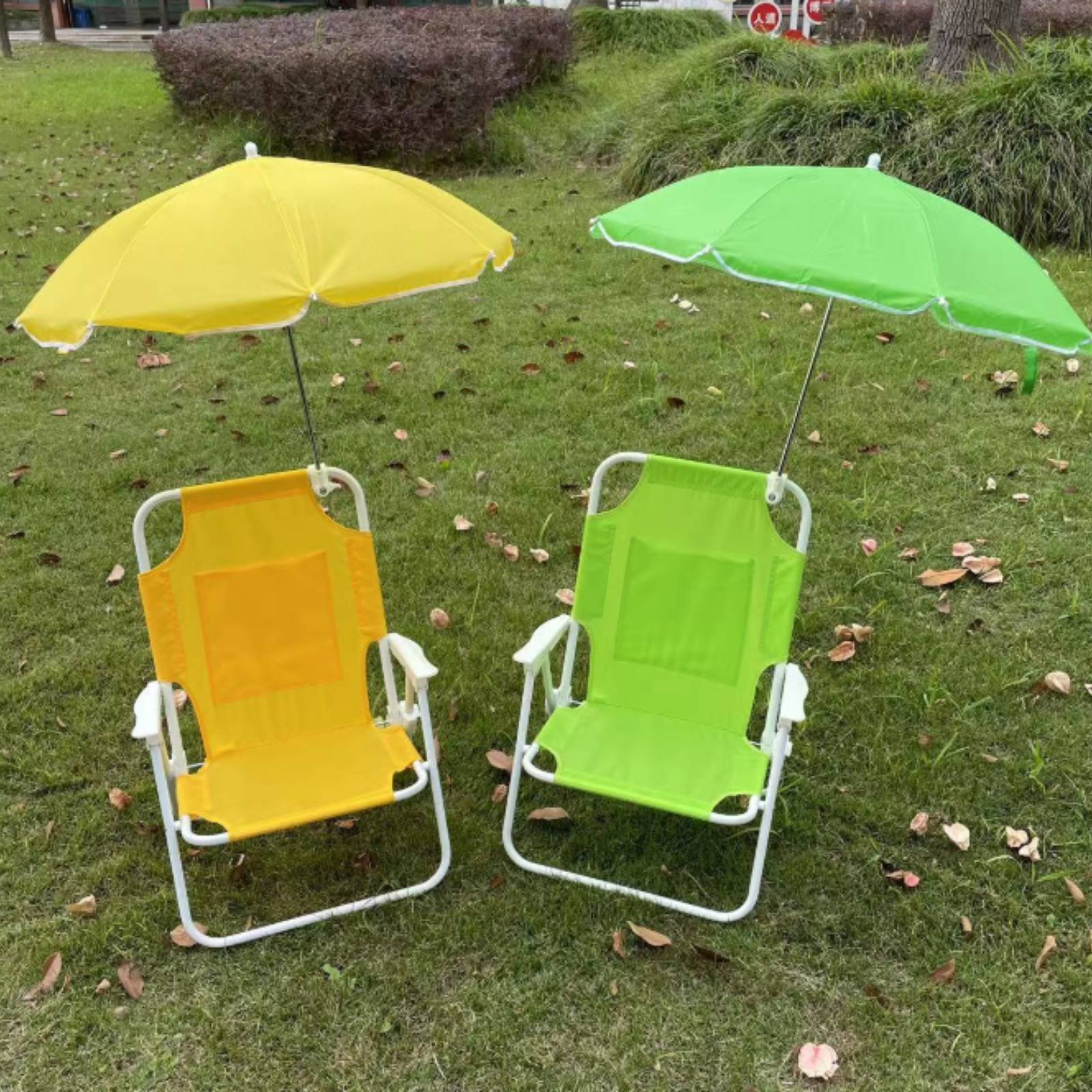 Beach Chair with Umbrella Fold - Kids Outdoor Umbrella Chair 评论和价格